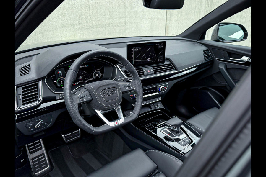 Audi Q5 50TFSI e 299PK Quattro Competition S Edition S-Line 1é Eig! Panoramadak|S-Kuipstoelen|360°View|Matrix|Carbon|Ambiance|SQ5!