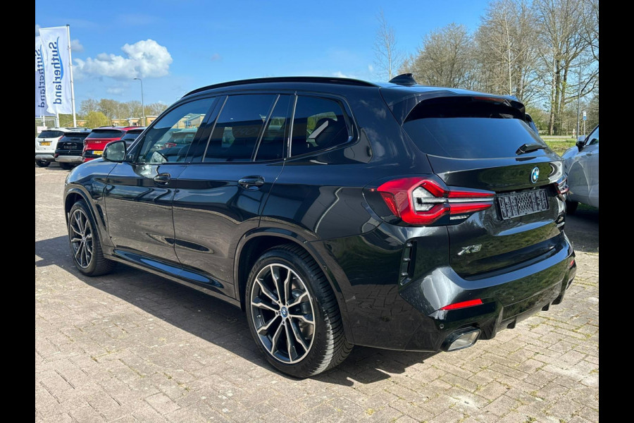 BMW X3 xDrive30e M Sport | Plug-in Hybride | incl. BMW Service Inclusive (5 jaar/100.000 km) | M pakket | Harman Kardon | Sportstoelen | Elektrische stoelen met geheugenfunctie | 360 graden camera | Stoelverwarming | Keyless | Elektrische achterklep | Adaptive Led | High-beam Headlights Control | Head Up Display | Adaptief demping systeem