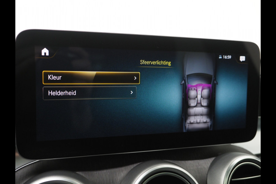 Mercedes-Benz GLC Coupé 300e 4MATIC | Schuifdak | Leder | 360 | Virtual | Sfeerlicht | Keyless | Stoelverwarming | Carplay