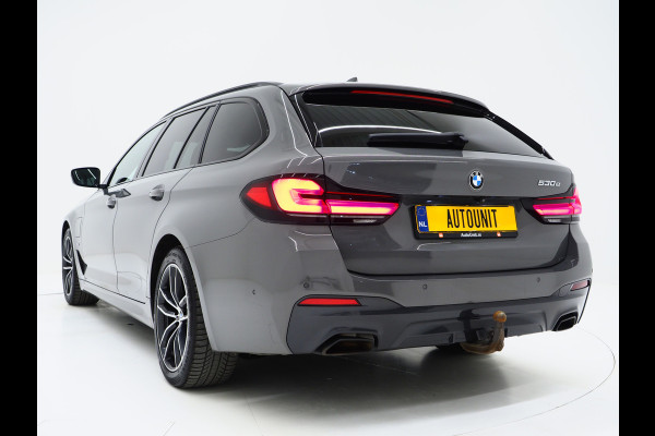 BMW 5 Serie Touring 530e M Sport Shadow Line | LaserLED | Trekhaak | Harman/Kardon | 360 | HUD | Sfeerlicht | Keyless | Carplay