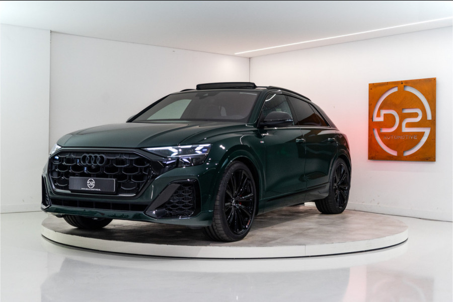 Audi Q8 60 TFSI E Quattro S-Edition Competition 490PK 2026 | Goodwood Green | 3D B&O | Pano | VOL! 5 JAAR FABR. GARANTIE