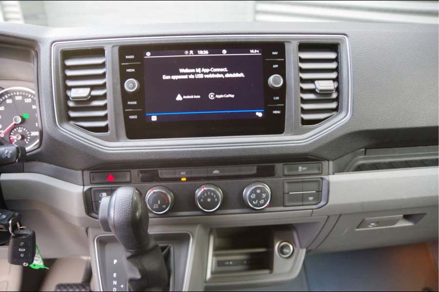 Volkswagen Crafter 35 2.0 TDI L3H2 177PK AUT. 2X SCHUIFDEUR, ADAPT. CRUISE, CAMERA, STUURVERWARMING, LEDER STUUR, CARPLAY, AIRCO, DUBBELE SCHUIFDEU