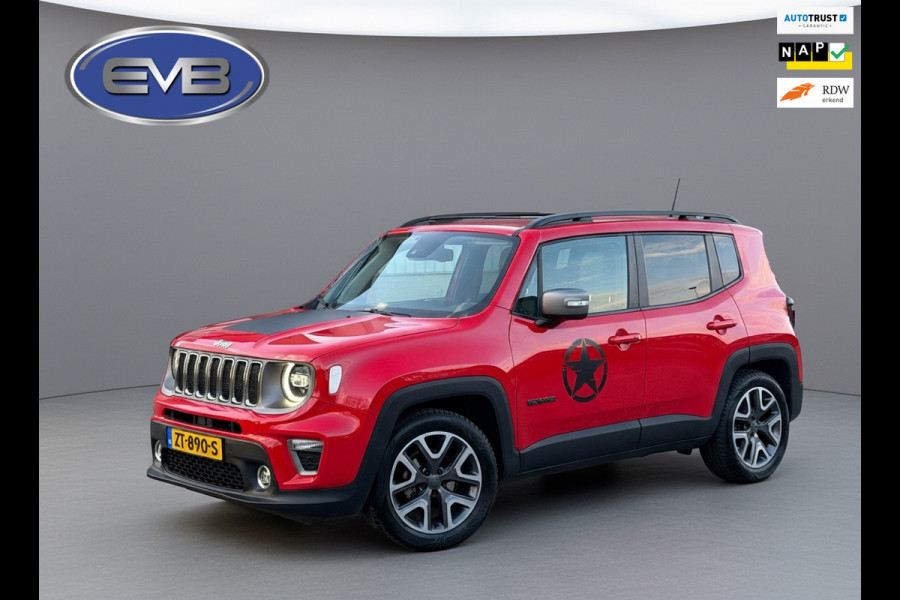 Jeep Renegade 1.0T Limited, panoramadak,lederen interieur,parkeersensoren, NL auto met nap