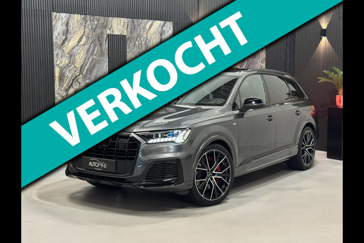 Audi Q7 55 TFSI e Quattro 3x S-Line|PANO|SOFT CLOSE|RS SEATS|MEMORY|SFEER|MATRIX