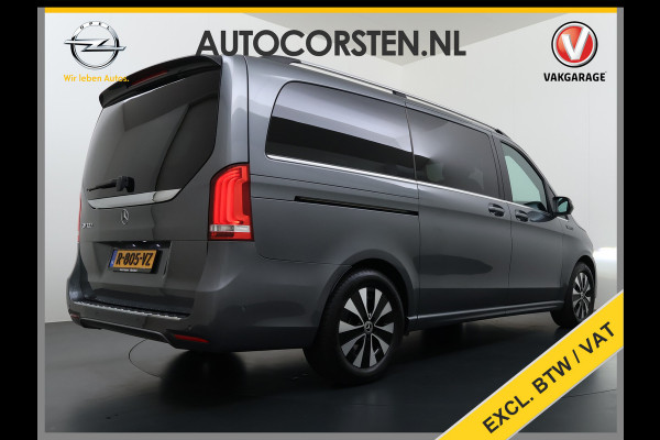 Mercedes-Benz Eqv 300 L2 7-Persoons Leder Captain Chairs SOH 95% Elek.Stoelen+Memory+Verwarmd Burmester®-Audio 360°Camera Navi Adap.Cruise Ecc Bus Elek.Schuifdeuren Lane Assist DAB Privacy Glas Elek.Achterklep VIP Vervoer