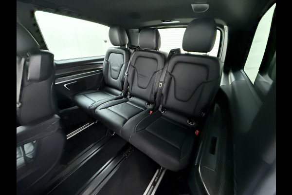 Mercedes-Benz Eqv 300 L2 7-Persoons Leder Captain Chairs SOH 95% Elek.Stoelen+Memory+Verwarmd Burmester®-Audio 360°Camera Navi Adap.Cruise Ecc Bus Elek.Schuifdeuren Lane Assist DAB Privacy Glas Elek.Achterklep VIP Vervoer