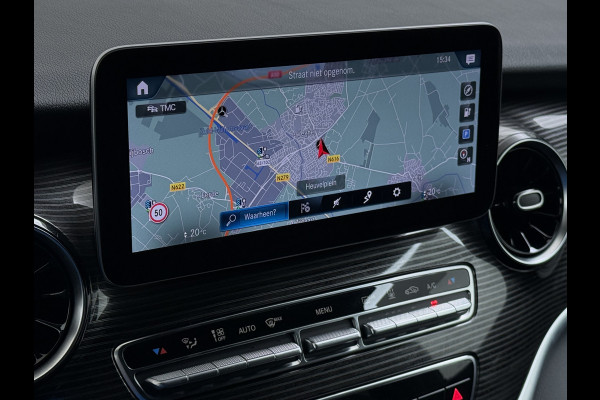 Mercedes-Benz Eqv 300 L2 7-Persoons Leder Captain Chairs SOH 95% Elek.Stoelen+Memory+Verwarmd Burmester®-Audio 360°Camera Navi Adap.Cruise Ecc Bus Elek.Schuifdeuren Lane Assist DAB Privacy Glas Elek.Achterklep VIP Vervoer