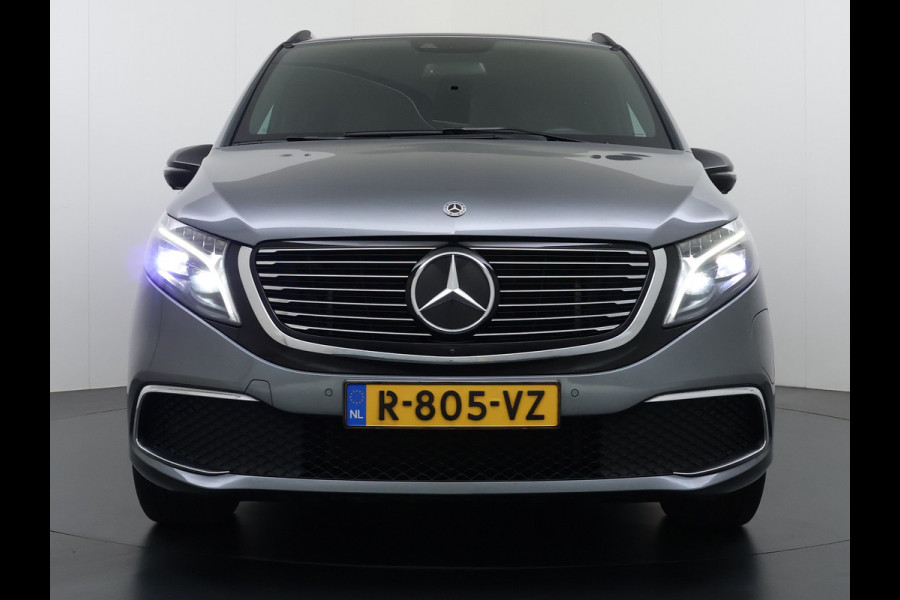 Mercedes-Benz Eqv 300 L2 7-Persoons Leder Captain Chairs SOH 95% Elek.Stoelen+Memory+Verwarmd Burmester®-Audio 360°Camera Navi Adap.Cruise Ecc Bus Elek.Schuifdeuren Lane Assist DAB Privacy Glas Elek.Achterklep VIP Vervoer