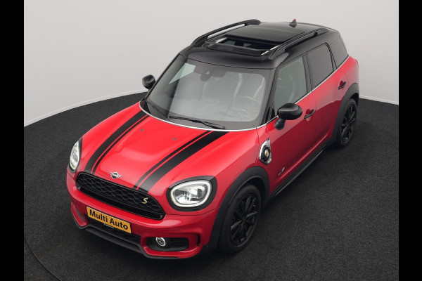 MINI Countryman Cooper S E ALL4 JCW PHEV 220pk Dealer O.H | Panodak | JCW Alcantara Sportstoelen Verwarmd | Head Up | Camera | Apple Carplay | Sfeerverlichting | Keyless | Virtual | Navigatie | DAB | Plug In Hybrid