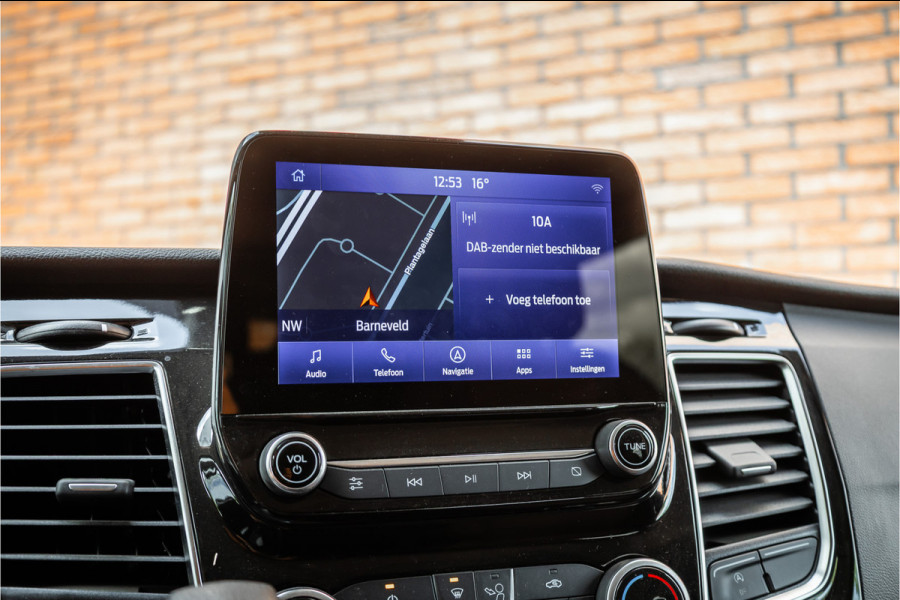 Ford Transit Custom MS-RT 320 2.0 TDCI L2H1 DC | ACC | BLIS | Bi-Xenon | Elek stoel | CarPlay | Navigatie | Camera | Stoelverwarming | L+R Schuifdeur | Lederen bekleding | Spoiler-pakket | Nieuwe APK | Verlengde fabrieksgarantie