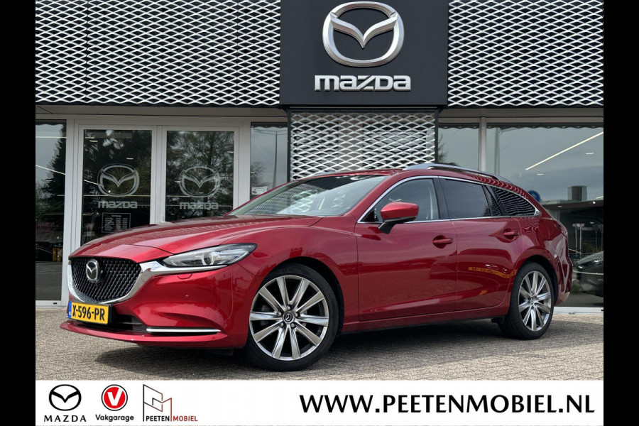 Mazda 6 Sportbreak 2.0 SkyActiv-G 165 Exclusive-Line | LEDEREN STOELEN | STOEL VENTILATIE | 360 CAMERA |