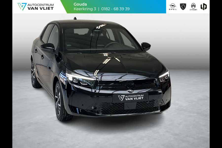 Opel Corsa 1.2 Turbo Hybrid GS 1-2026, 11 Km, Hybride benzine, Automaat, 81 kW, Black pearl paint (KTV), Marge, Gebruikt, Bedrijfsvoorraad(Autocentrum Van Vliet Gouda) , Autocentrum Van Vliet Gouda