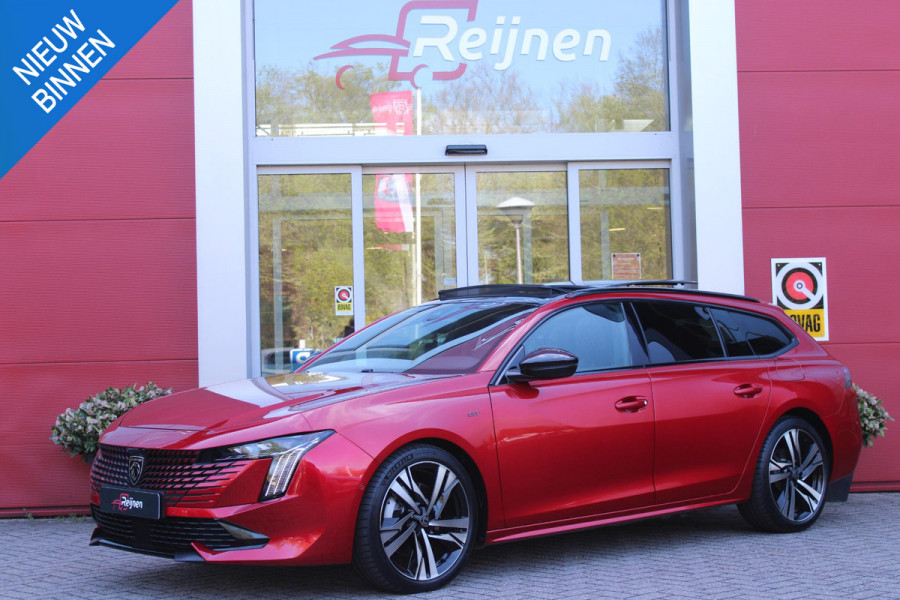 Peugeot 508 SW 1.6 HYbrid 225PK GT (Nieuw Model) | NAVIGATIE |PANORAMISCH SCHUIFDAK|KOPLAMPEN MATRIX LED | MISTRAL LEDEREN BEKLEDING | ELEKTRISCH VERSTELBARE VOORSTOELEN MET GEHEUGEN EN MASSAGE|DRAADLOOS APPLE CARPLAY/ANDROID AUTO | NIGHT VISION PACK | ADAPTIEF ONDERSTEL|7,4 KW LADEN| 19'' AUGUSTA LICHTMETALEN VELGEN | HIFI FOCAL| ADAPTIEVE CRUISECONTROL | WEGKLAPBARE TREKHAAK | ALARMSYSTEEM AF FABRIEK|DONKER GETINTE ACHTERRUITEN|