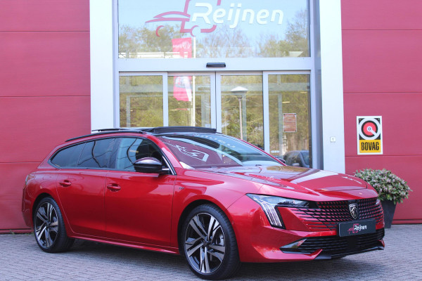 Peugeot 508 SW 1.6 HYbrid 225PK GT (Nieuw Model) | NAVIGATIE |PANORAMISCH SCHUIFDAK|KOPLAMPEN MATRIX LED | MISTRAL LEDEREN BEKLEDING | ELEKTRISCH VERSTELBARE VOORSTOELEN MET GEHEUGEN EN MASSAGE|DRAADLOOS APPLE CARPLAY/ANDROID AUTO | NIGHT VISION PACK | ADAPTIEF ONDERSTEL|7,4 KW LADEN| 19'' AUGUSTA LICHTMETALEN VELGEN | HIFI FOCAL| ADAPTIEVE CRUISECONTROL | WEGKLAPBARE TREKHAAK | ALARMSYSTEEM AF FABRIEK|DONKER GETINTE ACHTERRUITEN|
