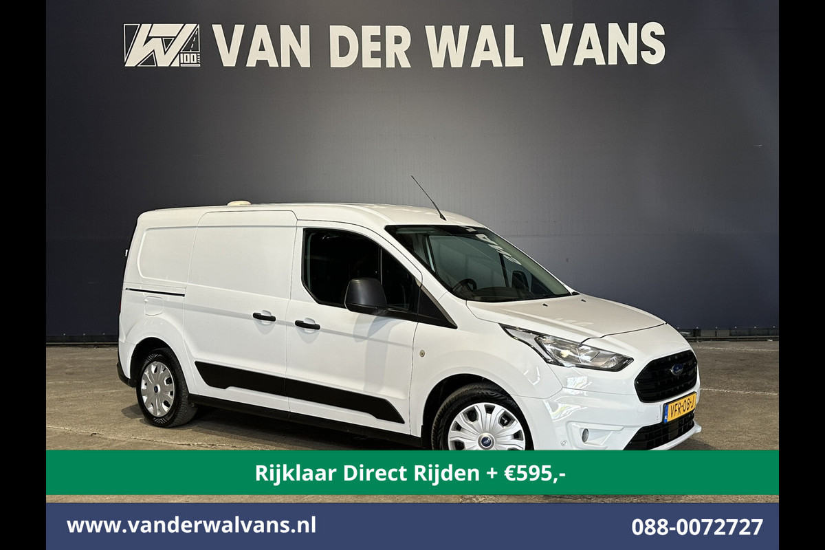 Ford Transit Connect 1.5 EcoBlue 100pk L2H1 inrichting Euro6 *Rijklaar Direct Rijden* Airco | Cruisecontrol | Trekhaak Zijdeur, Verwarmde Voorruit, Parkeersensoren