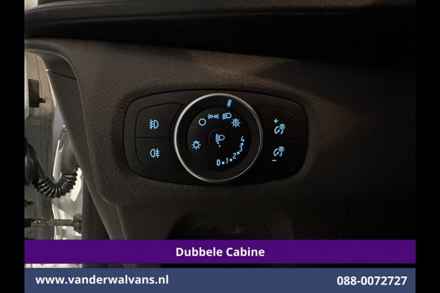 Ford Transit Custom 2.0 TDCI L2H1 Dubbele Cabine Inrichting Euro6 Airco | 6-Zits | Camera | LED | Apple Carplay | 2750kg Trekhaak Android Auto, Cruisecontrol, Verwarmde voorruit, Parkeersensoren