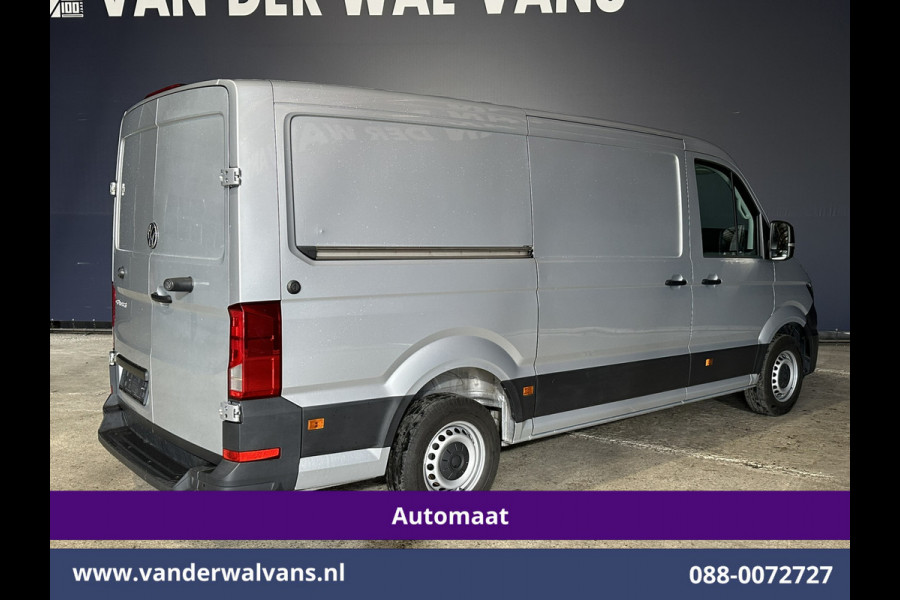 Volkswagen Crafter 2.0 TDI 141pk Automaat L3H2 L2H1 Euro6 Airco | Navigatie | Apple Carplay | Chauffeursstoel Cruisecontrol, Stoelverwarming, 270 Graden achterdeuren, Parkeersensoren, 3000kg trekvermogen