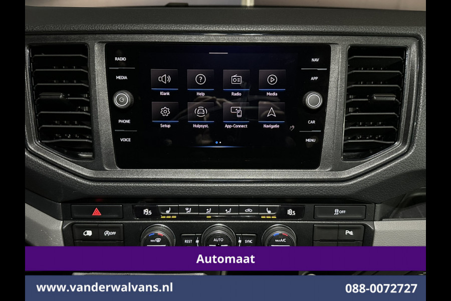 Volkswagen Crafter 2.0 TDI 141pk Automaat L3H2 L2H1 Euro6 Airco | Navigatie | Apple Carplay | Chauffeursstoel Cruisecontrol, Stoelverwarming, 270 Graden achterdeuren, Parkeersensoren, 3000kg trekvermogen