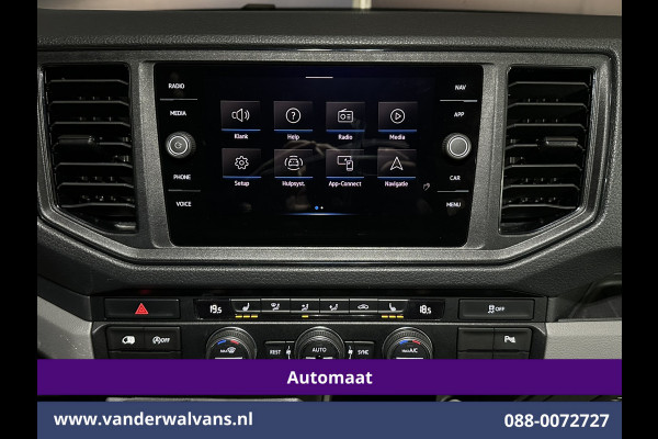 Volkswagen Crafter 2.0 TDI 141pk Automaat L3H2 L2H1 Euro6 Airco | Navigatie | Apple Carplay | Chauffeursstoel Cruisecontrol, Stoelverwarming, 270 Graden achterdeuren, Parkeersensoren, 3000kg trekvermogen
