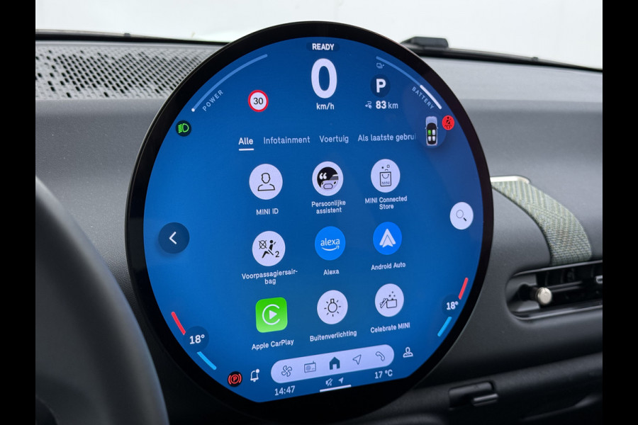MINI Cooper E 40.7kWh SOH 99% Navi Camera Apple Carplay Android Auto Cruise Control Pdc Lmv DAB Led Regen-Lichtsensor Bluetooth Dodehoek detector Rijstrooksensor WiFi Isofix Origineel Nederlandse Auto Fabrieksgarantie tot 7-2-2028 Accu garantie tot 7-2-2033/160.000km