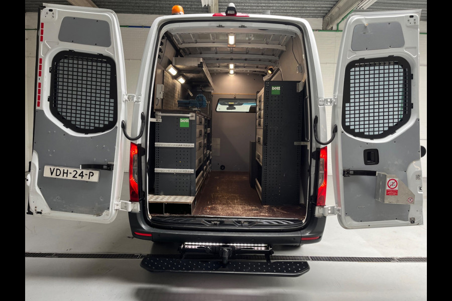 Mercedes-Benz Sprinter Automaat Servicewagen 316 2.2 CDI 160PK L2H2 euro6 BOTT, Victron V230, Standkachel Trekhaak RIJKLAARPRIJS