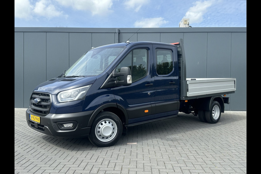 Ford Transit 2.0 TDCI 130 PK 3.5T / PICK UP / ** 10.817 KM ** / 7 PERSOONS DUBBELE CABINE / ECC / CRUISE / STANDKACHEL / DUBBEL LUCHT / STOEL