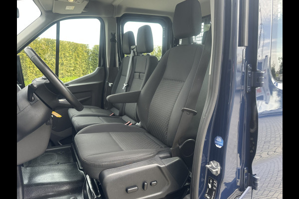 Ford Transit 2.0 TDCI 130 PK 3.5T / PICK UP / ** 10.817 KM ** / 7 PERSOONS DUBBELE CABINE / ECC / CRUISE / STANDKACHEL / DUBBEL LUCHT / STOEL