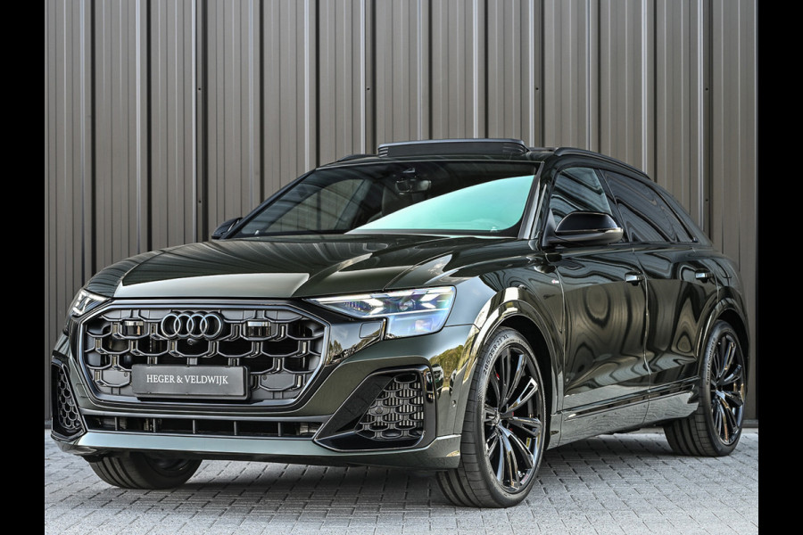 Audi Q8 60 TFSI e quattro Pro Line S Competition | B&O advanced | Audi exclusive | 5 jaar garantie | Panoramadak | massage stoelen | 4 wiel besturing | Alcantara hemel | Soft-close | Elektr. Trekhaak | Achteras besturing | Oled achterlichte