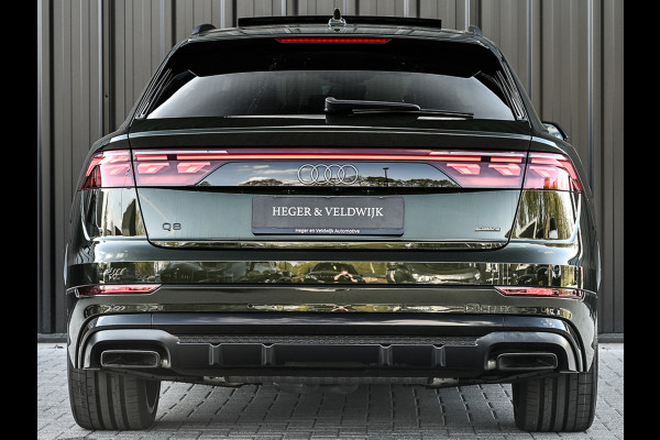 Audi Q8 60 TFSI e quattro Pro Line S Competition | B&O advanced | Audi exclusive | 5 jaar garantie | Panoramadak | massage stoelen | 4 wiel besturing | Alcantara hemel | Soft-close | Elektr. Trekhaak | Achteras besturing | Oled achterlichte