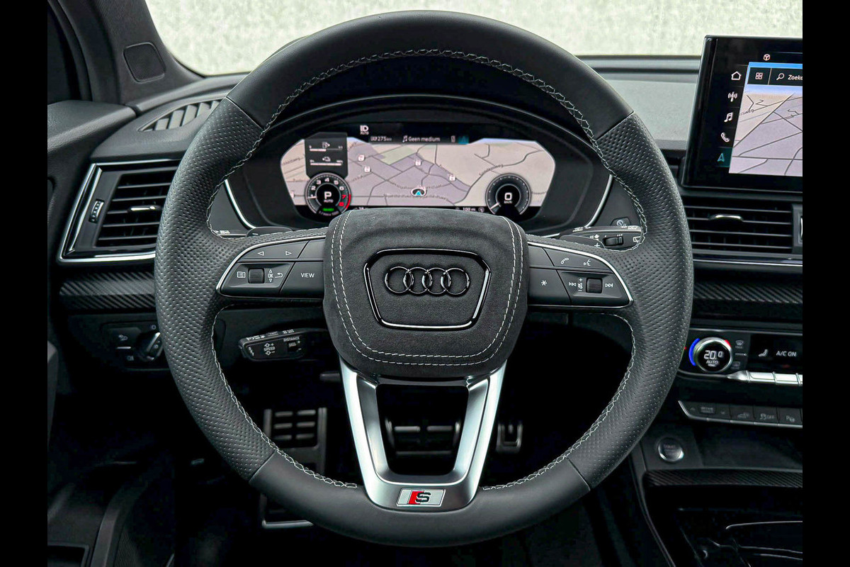 Audi Q5 Sportback 55TFSI e 367pk Quattro Competition S Edition S-Line Luchtvering|HUD|Leder+Memory+Massage|Matrix|B&O|Carbon|SQ5!