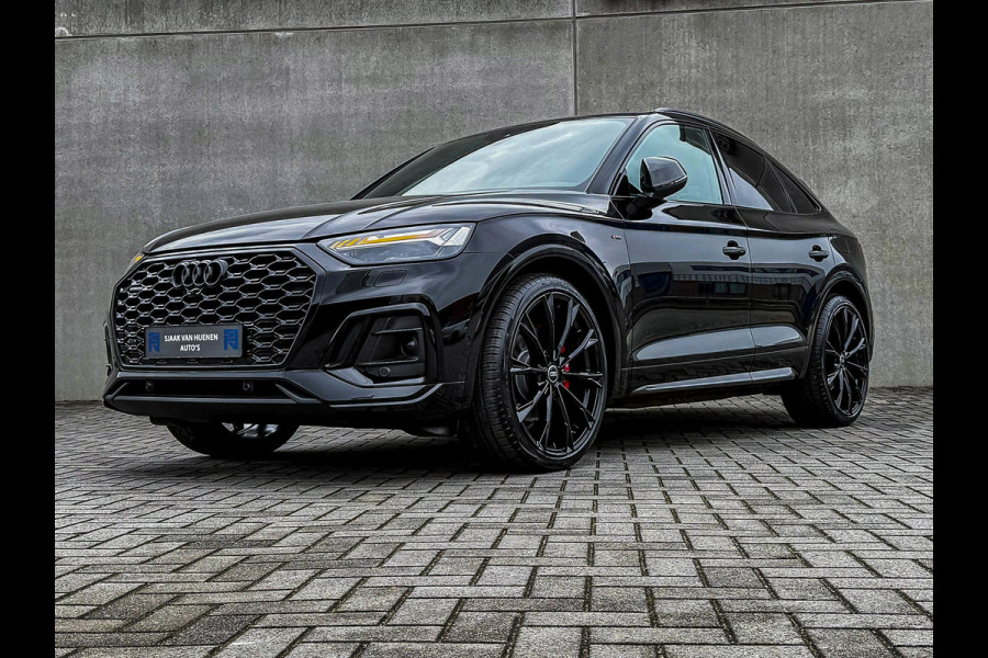 Audi Q5 Sportback 55TFSI e 367pk Quattro Competition S Edition S-Line Luchtvering|HUD|Leder+Memory+Massage|Matrix|B&O|Carbon|SQ5!