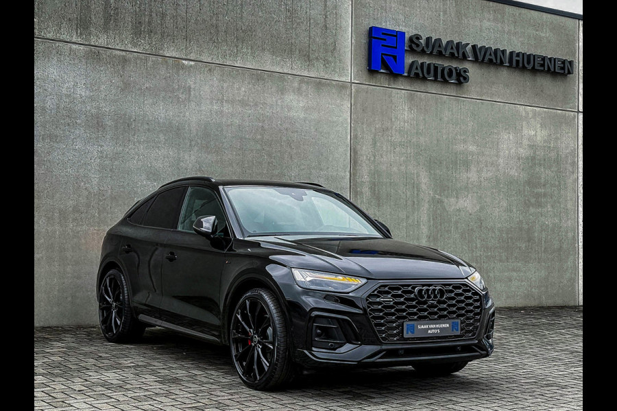 Audi Q5 Sportback 55TFSI e 367pk Quattro Competition S Edition S-Line Luchtvering|HUD|Leder+Memory+Massage|Matrix|B&O|Carbon|SQ5!