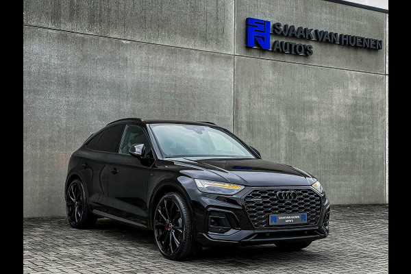 Audi Q5 Sportback 55TFSI e 367pk Quattro Competition S Edition S-Line Luchtvering|HUD|Leder+Memory+Massage|Matrix|B&O|Carbon|SQ5!