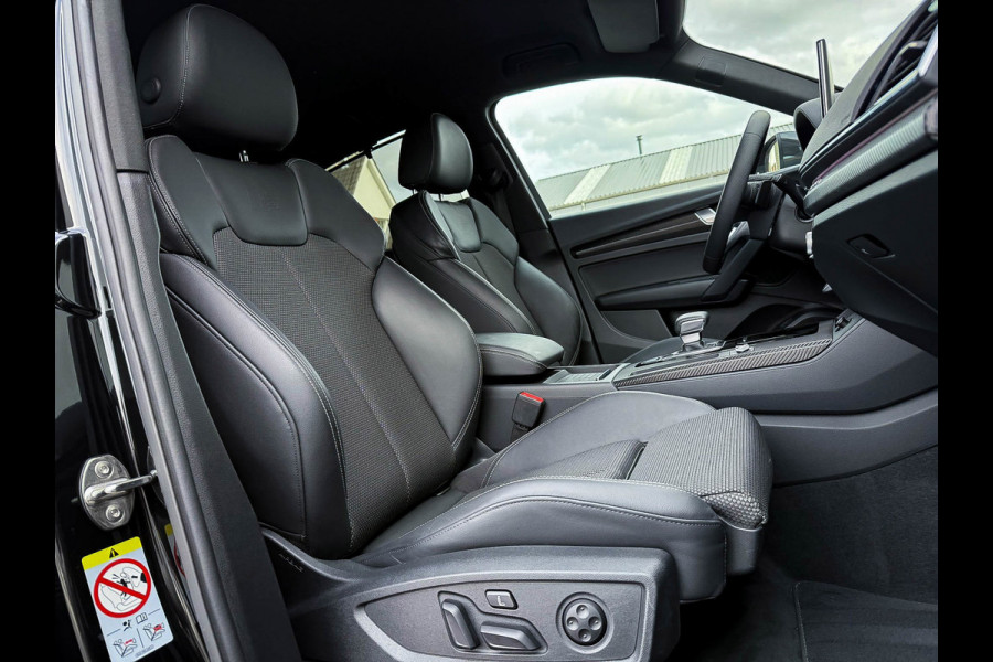 Audi Q5 Sportback 55TFSI e 367pk Quattro Competition S Edition S-Line Luchtvering|HUD|Leder+Memory+Massage|Matrix|B&O|Carbon|SQ5!