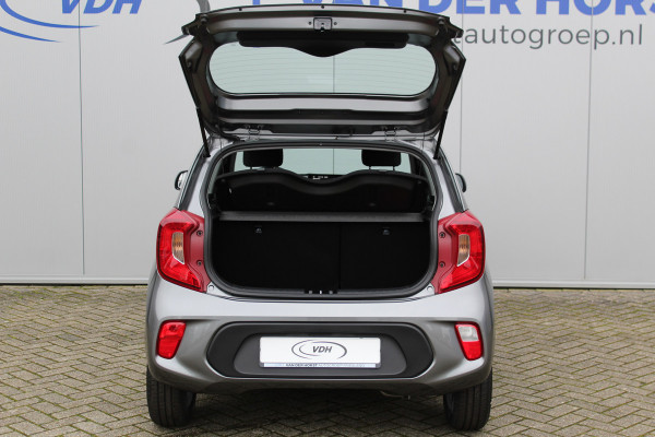 Kia Picanto 1.0-67pk DPi DynamicLine 5drs. Wegenbelasting slechts €. 32,- per mnd. Airco, camera, Apple carplay/Android auto, metallic lak, LM wielen, Bluetooth, centr. vergr. afst. bed., cruise cntrl etc.