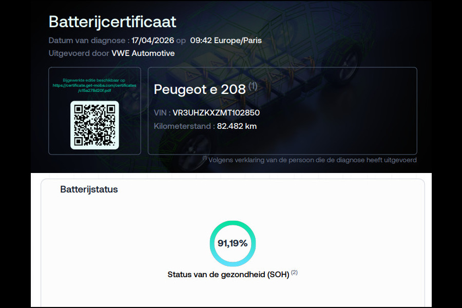 Peugeot e-208 EV Allure Pack 50 kWh 2e Eigenaar|SoH 91,19%|Navi|Carplay|Camera|Clima|Cruise|PDC|Dealer Onderhouden|APK tot 11-2027