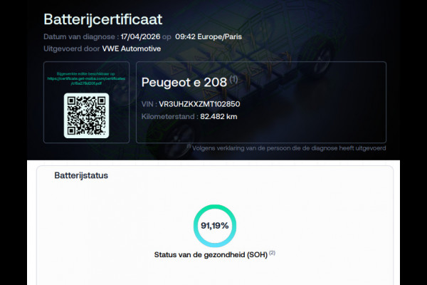 Peugeot e-208 EV Allure Pack 50 kWh 2e Eigenaar|SoH 91,19%|Navi|Carplay|Camera|Clima|Cruise|PDC|Dealer Onderhouden|APK tot 11-2027
