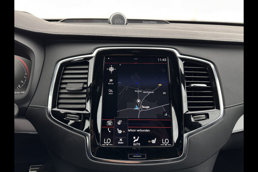 Volvo XC90 2.0 T8 Recharge AWD R-Design Black Pack [ 7-Pers. ] Aut. *PANO | LEATHER-ALCANTARA | FULL-LED | MEMORY-PACK | BOWERS&WILKINS | BLINDSPOT | KEYLESS | DIGI-COCKPIT | NAVI-FULLMAP | PRIVACYGLASS | HEATED-SPORTSEATS | TOWBAR | 22''ALU*