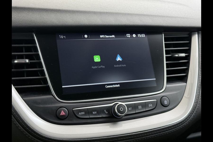 Opel Grandland X 1.2T 131PK Trekhaak Navi Ecc Pdc Apple Carplay Android Auto Cruise Control Edition Lmv Licht-Regensensor Verkeersbordherkenning PrivacyGlas IntelliLink Bluetooth Origineel Nederlandse Auto 1.400KG Trekgewicht! Bij ons volledig Onderhouden