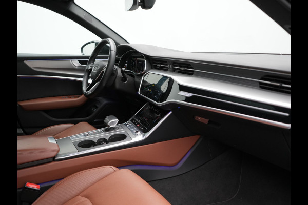 Audi A6 Avant 50 TFSI e Quattro S Line PHEV 300pk Dealer O.H. | Panodak | Adaptive Cruise | Head Up | Camera | Bang & Olufsen | Lederen Comfortzetels Memory & Ventilatie | Sfeerverlichting | Blis | Stoelen & Stuur Verwarmd | Apple Carplay | DAB | Plug In Hybrid |