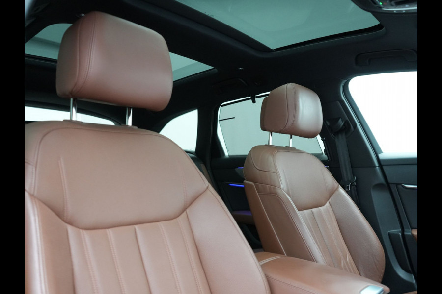 Audi A6 Avant 50 TFSI e Quattro S Line PHEV 300pk Dealer O.H. | Panodak | Adaptive Cruise | Head Up | Camera | Bang & Olufsen | Lederen Comfortzetels Memory & Ventilatie | Sfeerverlichting | Blis | Stoelen & Stuur Verwarmd | Apple Carplay | DAB | Plug In Hybrid |
