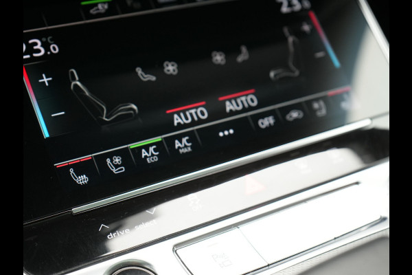 Audi A6 Avant 50 TFSI e Quattro S Line PHEV 300pk Dealer O.H. | Panodak | Adaptive Cruise | Head Up | Camera | Bang & Olufsen | Lederen Comfortzetels Memory & Ventilatie | Sfeerverlichting | Blis | Stoelen & Stuur Verwarmd | Apple Carplay | DAB | Plug In Hybrid |