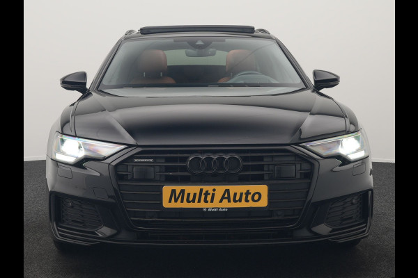 Audi A6 Avant 50 TFSI e Quattro S Line PHEV 300pk Dealer O.H. | Panodak | Adaptive Cruise | Head Up | Camera | Bang & Olufsen | Lederen Comfortzetels Memory & Ventilatie | Sfeerverlichting | Blis | Stoelen & Stuur Verwarmd | Apple Carplay | DAB | Plug In Hybrid |