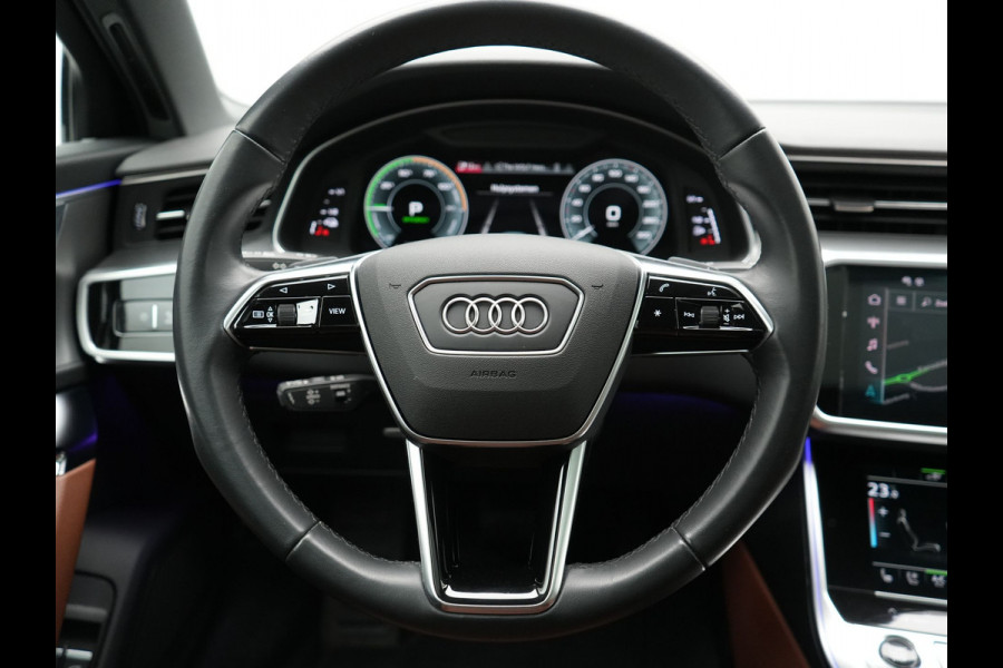 Audi A6 Avant 50 TFSI e Quattro S Line PHEV 300pk Dealer O.H. | Panodak | Adaptive Cruise | Head Up | Camera | Bang & Olufsen | Lederen Comfortzetels Memory & Ventilatie | Sfeerverlichting | Blis | Stoelen & Stuur Verwarmd | Apple Carplay | DAB | Plug In Hybrid |