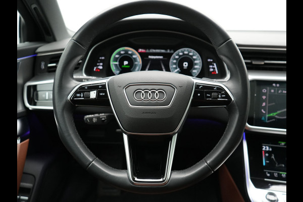 Audi A6 Avant 50 TFSI e Quattro S Line PHEV 300pk Dealer O.H. | Panodak | Adaptive Cruise | Head Up | Camera | Bang & Olufsen | Lederen Comfortzetels Memory & Ventilatie | Sfeerverlichting | Blis | Stoelen & Stuur Verwarmd | Apple Carplay | DAB | Plug In Hybrid |