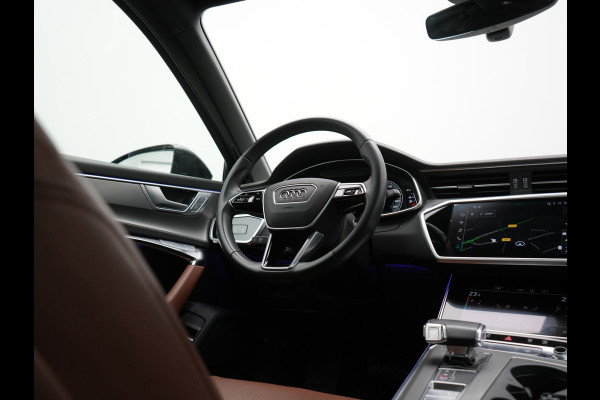 Audi A6 Avant 50 TFSI e Quattro S Line PHEV 300pk Dealer O.H. | Panodak | Adaptive Cruise | Head Up | Camera | Bang & Olufsen | Lederen Comfortzetels Memory & Ventilatie | Sfeerverlichting | Blis | Stoelen & Stuur Verwarmd | Apple Carplay | DAB | Plug In Hybrid |
