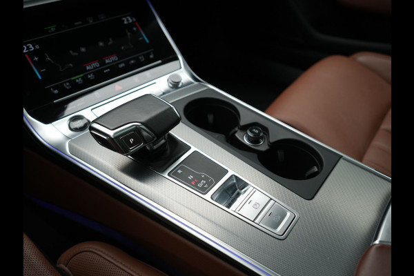 Audi A6 Avant 50 TFSI e Quattro S Line PHEV 300pk Dealer O.H. | Panodak | Adaptive Cruise | Head Up | Camera | Bang & Olufsen | Lederen Comfortzetels Memory & Ventilatie | Sfeerverlichting | Blis | Stoelen & Stuur Verwarmd | Apple Carplay | DAB | Plug In Hybrid |