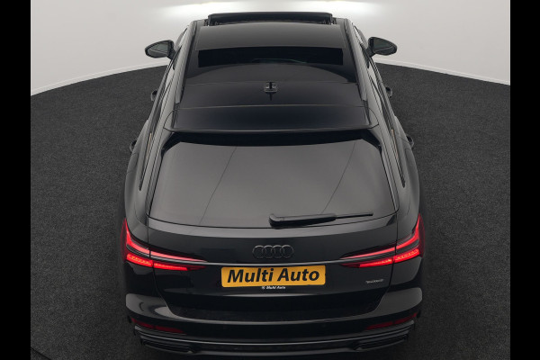 Audi A6 Avant 50 TFSI e Quattro S Line PHEV 300pk Dealer O.H. | Panodak | Adaptive Cruise | Head Up | Camera | Bang & Olufsen | Lederen Comfortzetels Memory & Ventilatie | Sfeerverlichting | Blis | Stoelen & Stuur Verwarmd | Apple Carplay | DAB | Plug In Hybrid |