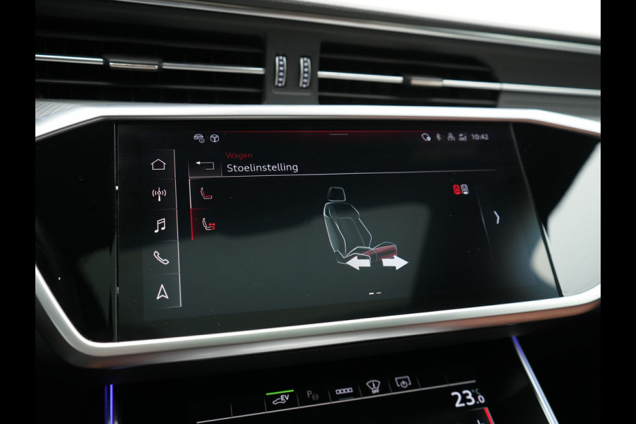 Audi A6 Avant 50 TFSI e Quattro S Line PHEV 300pk Dealer O.H. | Panodak | Adaptive Cruise | Head Up | Camera | Bang & Olufsen | Lederen Comfortzetels Memory & Ventilatie | Sfeerverlichting | Blis | Stoelen & Stuur Verwarmd | Apple Carplay | DAB | Plug In Hybrid |