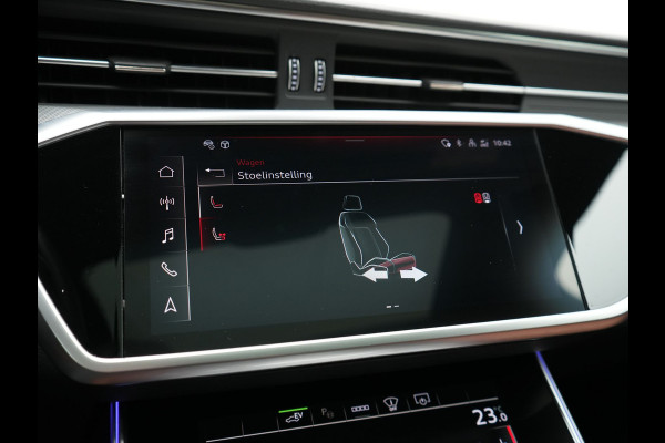 Audi A6 Avant 50 TFSI e Quattro S Line PHEV 300pk Dealer O.H. | Panodak | Adaptive Cruise | Head Up | Camera | Bang & Olufsen | Lederen Comfortzetels Memory & Ventilatie | Sfeerverlichting | Blis | Stoelen & Stuur Verwarmd | Apple Carplay | DAB | Plug In Hybrid |